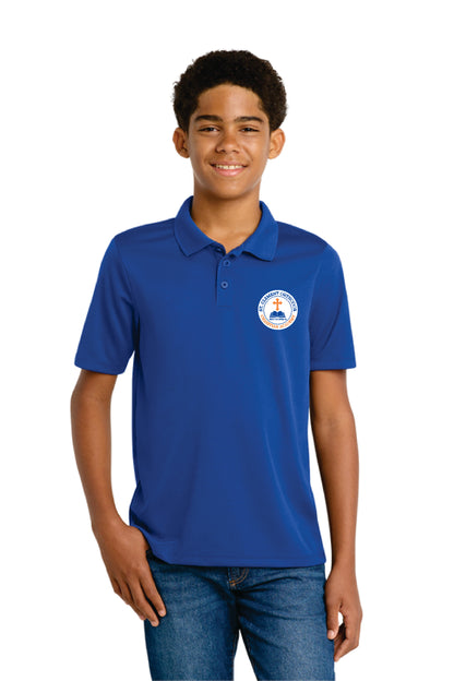 Sport-Tek Youth unisex PosiCharge RacerMesh Polo. YST640